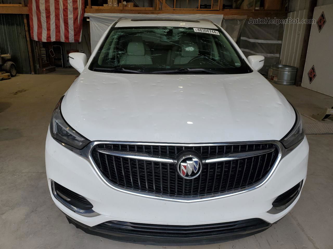 2019 Buick Enclave Essence Белый vin: 5GAEVAKW0KJ117798