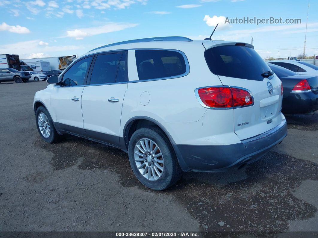 2010 Buick Enclave 1xl White vin: 5GALRBED2AJ151669