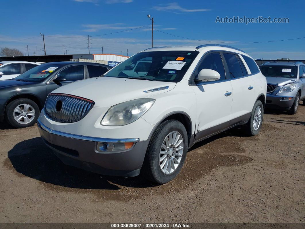 2010 Buick Enclave 1xl White vin: 5GALRBED2AJ151669