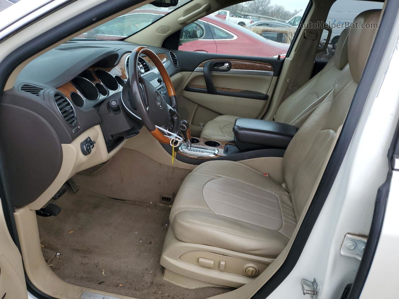 2010 Buick Enclave Cxl White vin: 5GALRBED5AJ220774
