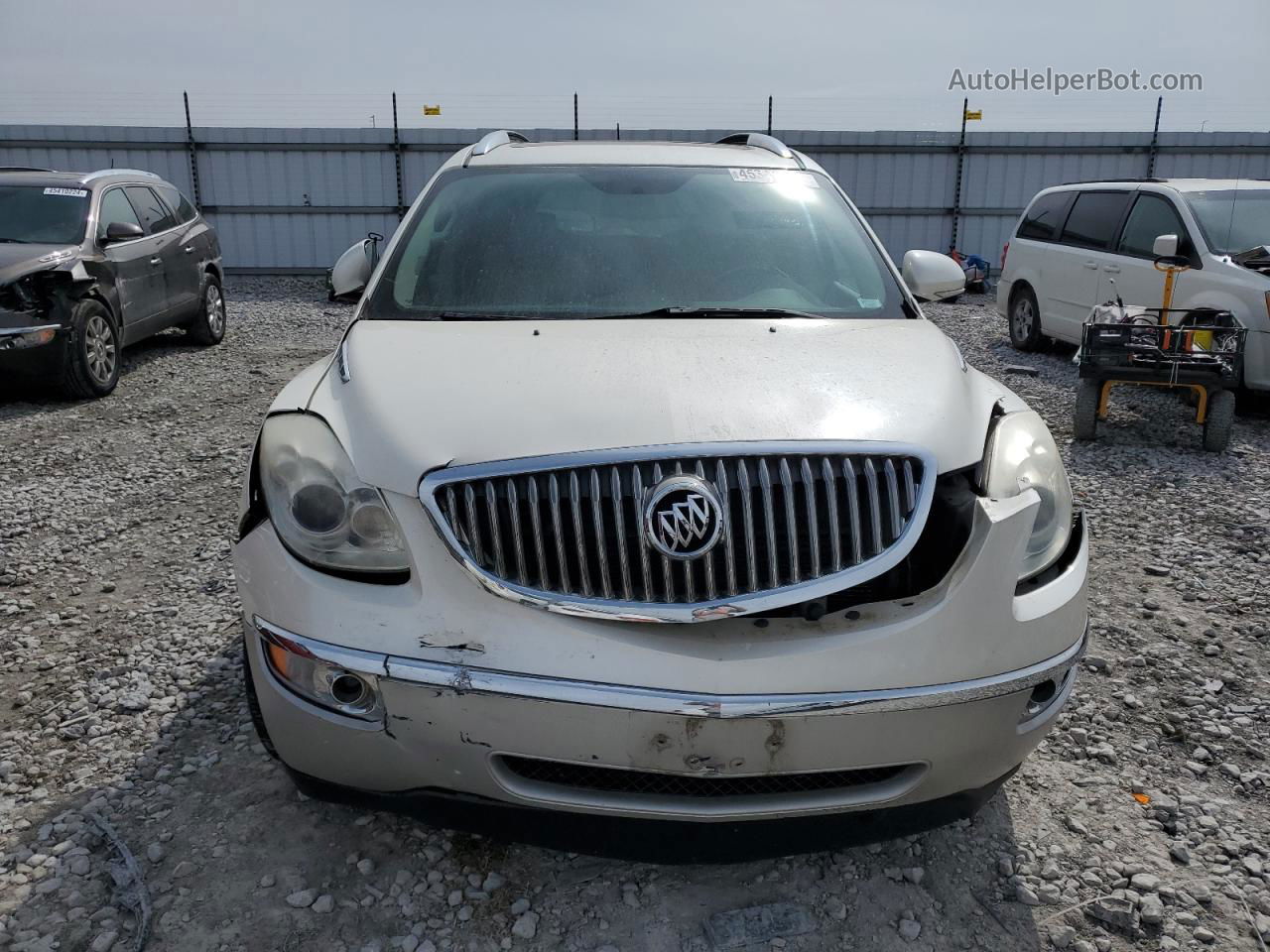 2010 Buick Enclave Cxl White vin: 5GALRBED5AJ220774