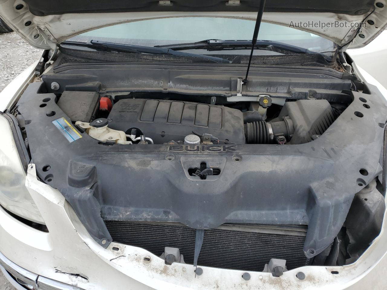 2010 Buick Enclave Cxl White vin: 5GALRBED5AJ220774