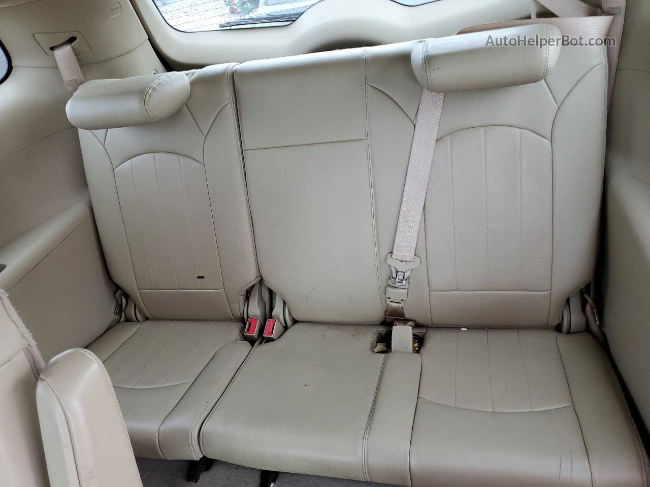 2010 Buick Enclave Cxl White vin: 5GALRBED5AJ220774