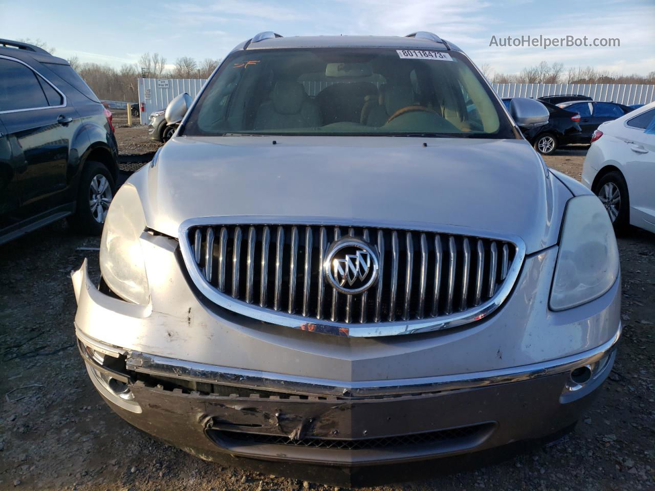 2010 Buick Enclave Cxl Silver vin: 5GALRBED6AJ103463