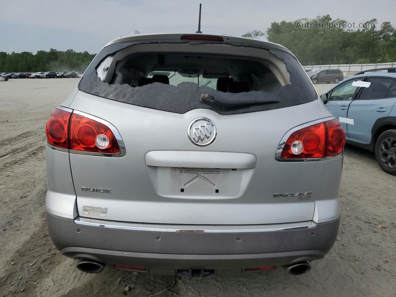 2010 Buick Enclave Cxl Silver vin: 5GALRBED7AJ106226