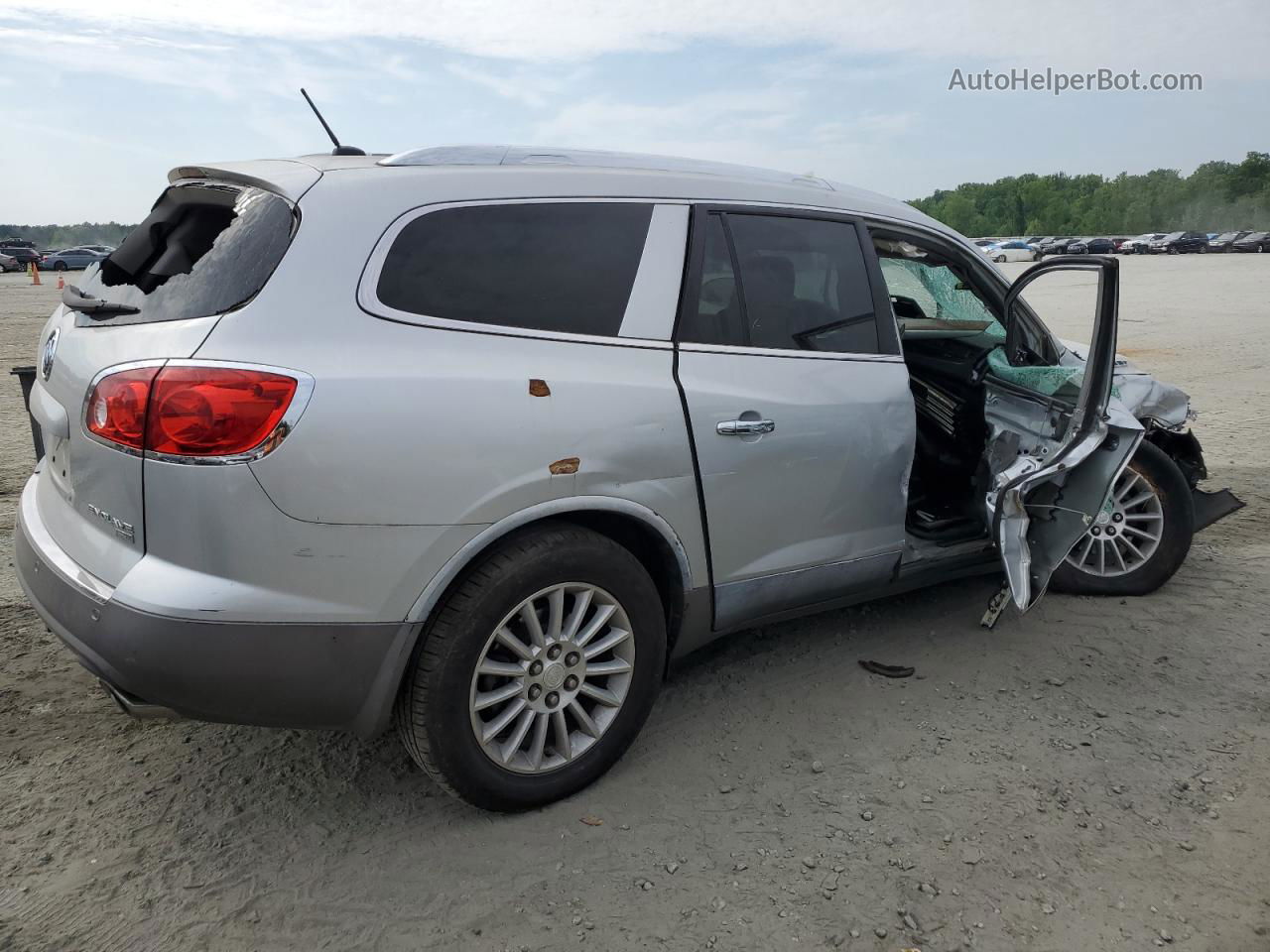 2010 Buick Enclave Cxl Silver vin: 5GALRBED7AJ106226