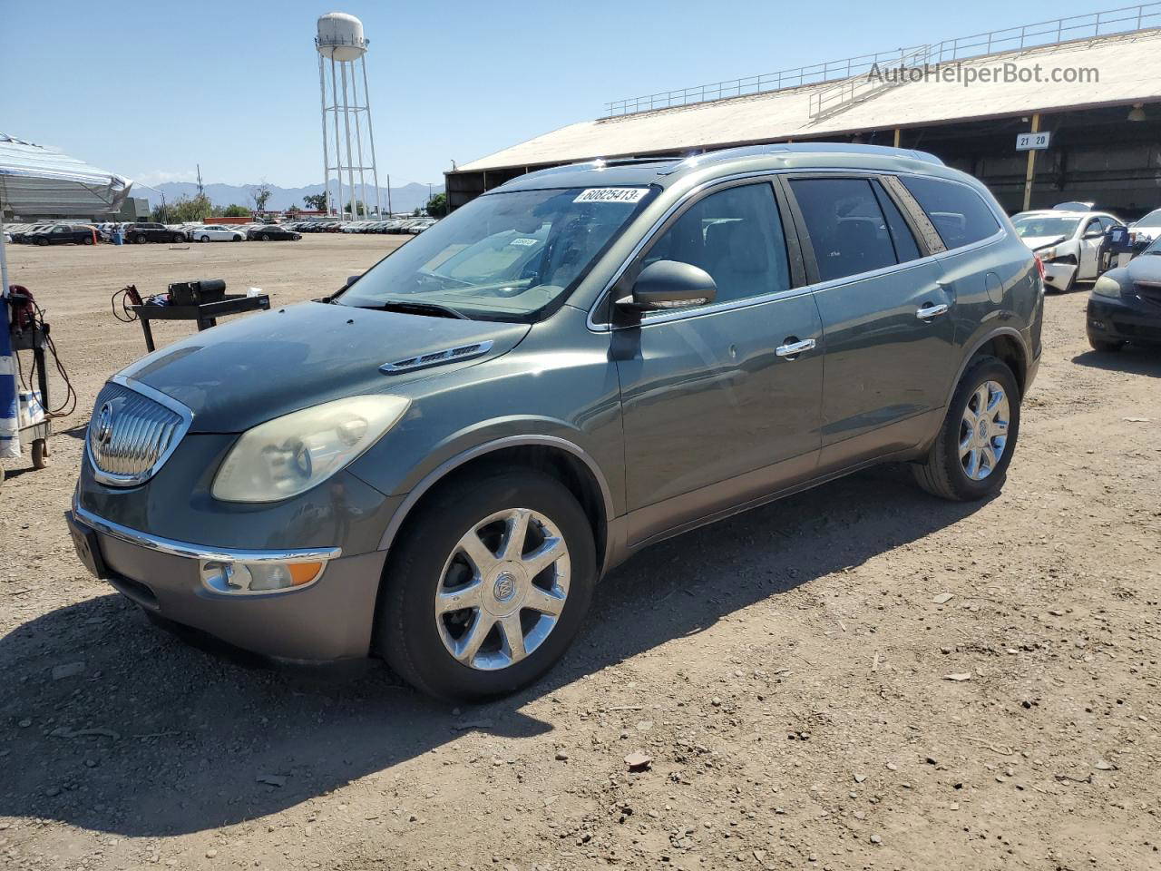 2010 Buick Enclave Cxl Green vin: 5GALRBED8AJ239920