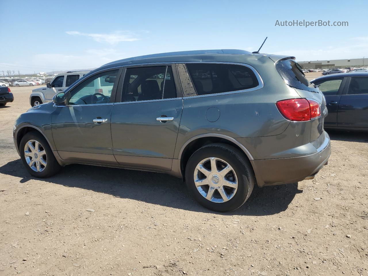 2010 Buick Enclave Cxl Green vin: 5GALRBED8AJ239920