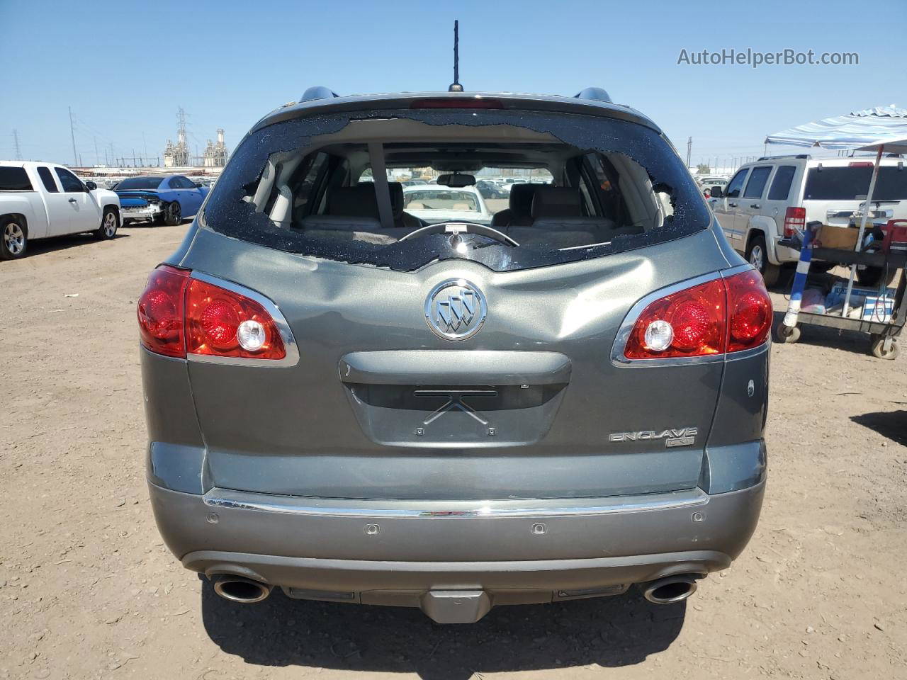 2010 Buick Enclave Cxl Green vin: 5GALRBED8AJ239920