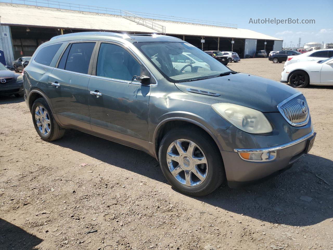 2010 Buick Enclave Cxl Green vin: 5GALRBED8AJ239920