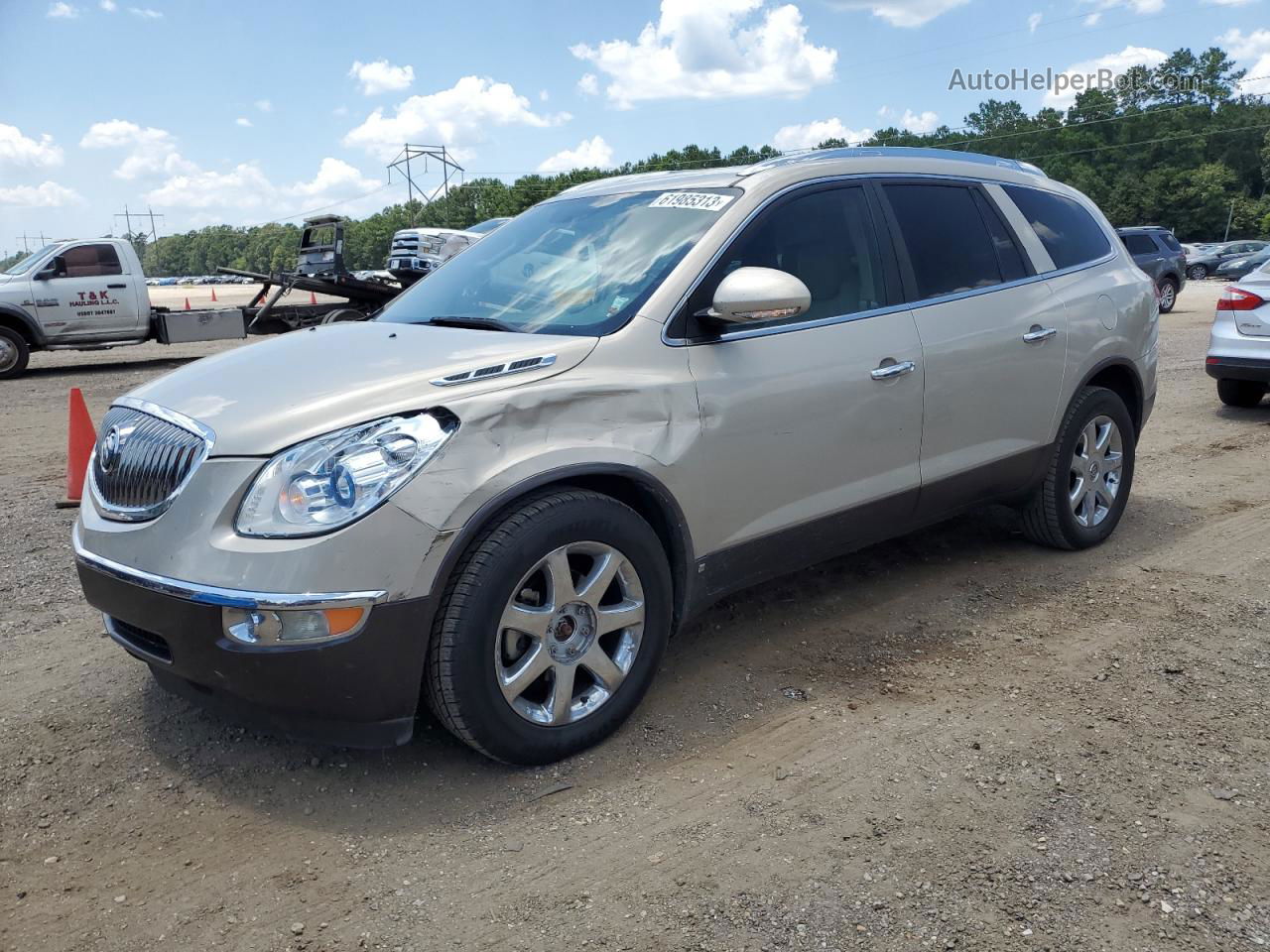 2010 Buick Enclave Cxl Tan vin: 5GALRBED9AJ143794