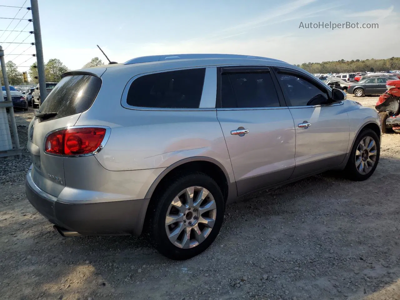 2010 Buick Enclave Cxl Silver vin: 5GALRCED0AJ108910