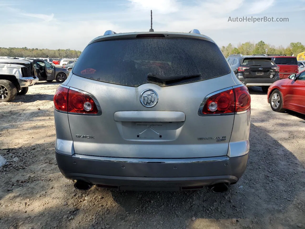 2010 Buick Enclave Cxl Silver vin: 5GALRCED0AJ108910