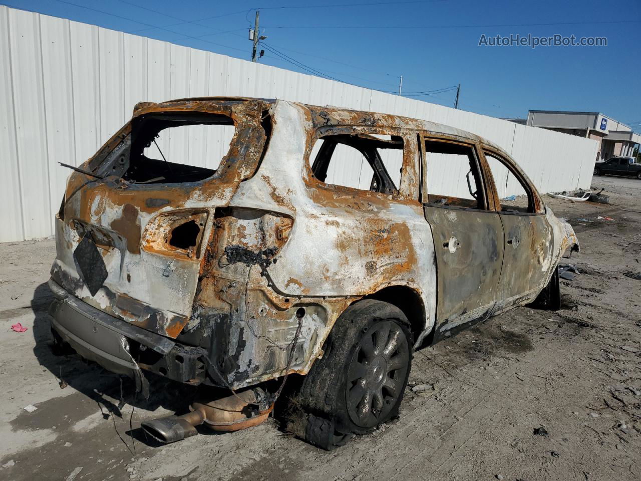 2010 Buick Enclave Cxl Пожар vin: 5GALRCED1AJ162328