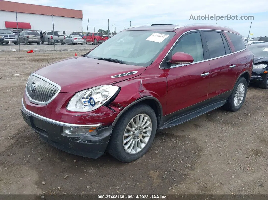 2010 Buick Enclave Cxl W/1xl Maroon vin: 5GALVBED0AJ166263