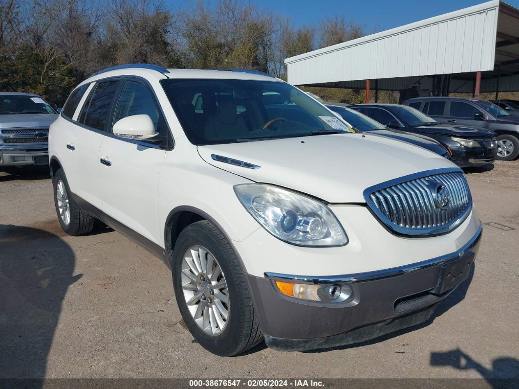 2010 Buick Enclave 1xl White vin: 5GALVBED3AJ230618