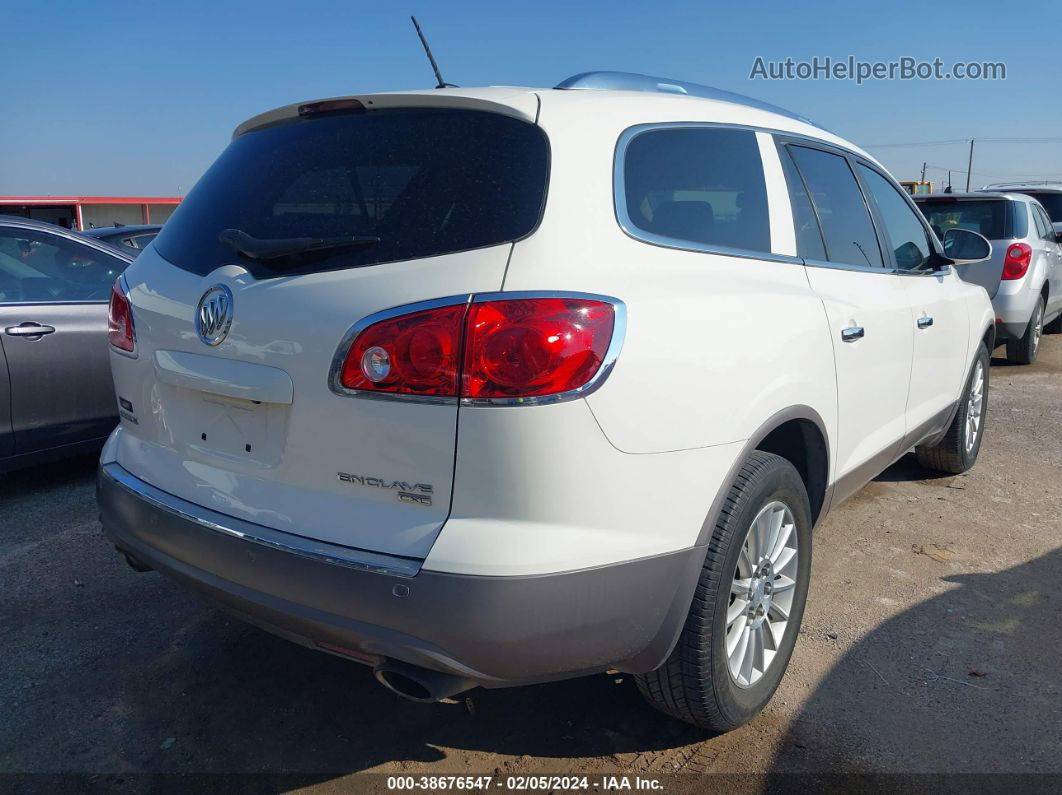 2010 Buick Enclave 1xl White vin: 5GALVBED3AJ230618