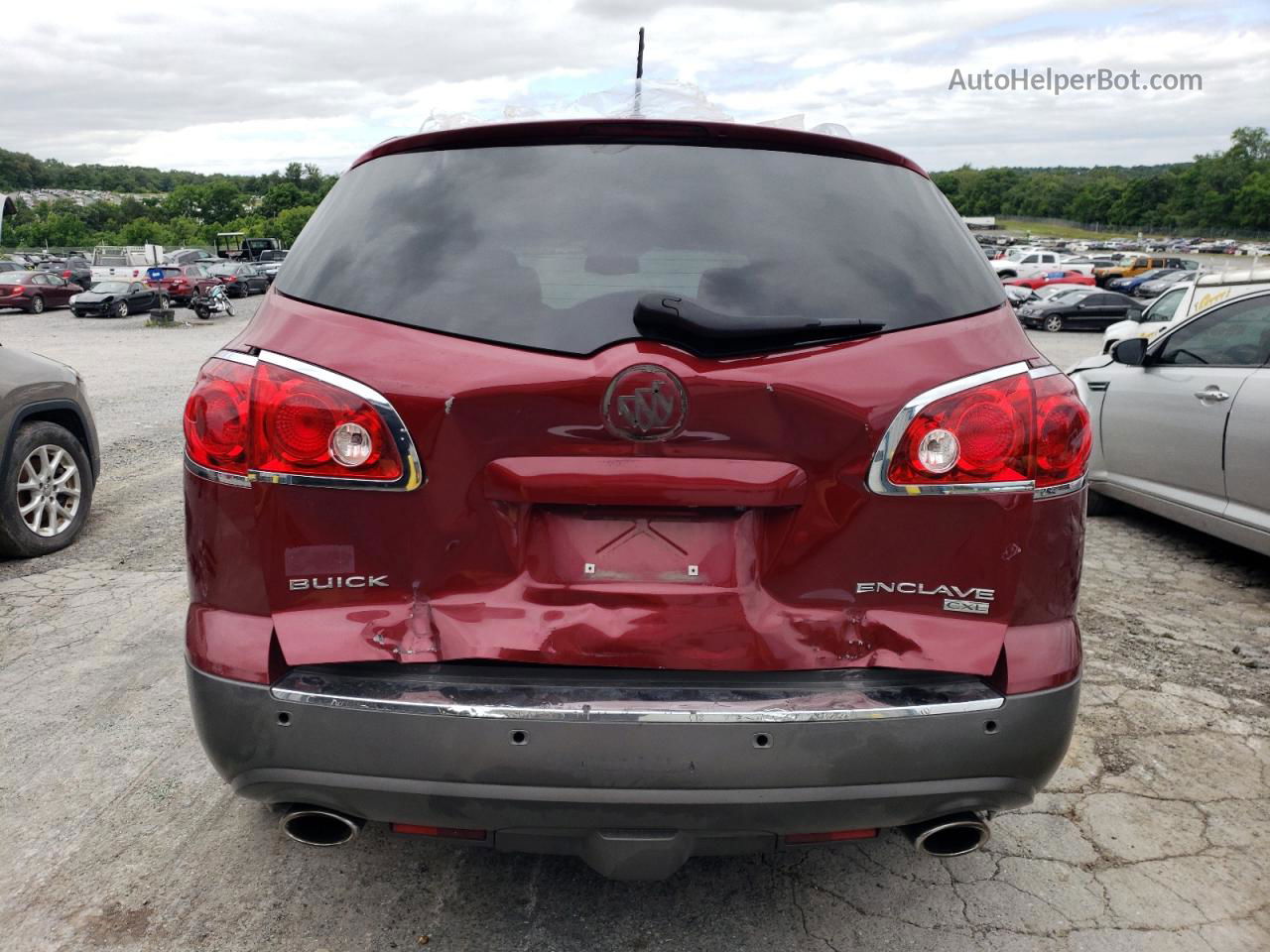 2010 Buick Enclave Cxl Maroon vin: 5GALVBED4AJ173118