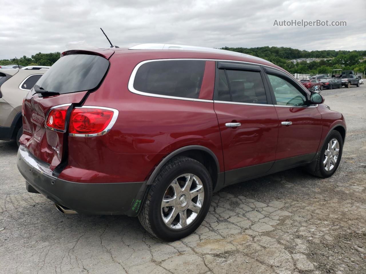 2010 Buick Enclave Cxl Maroon vin: 5GALVBED4AJ173118