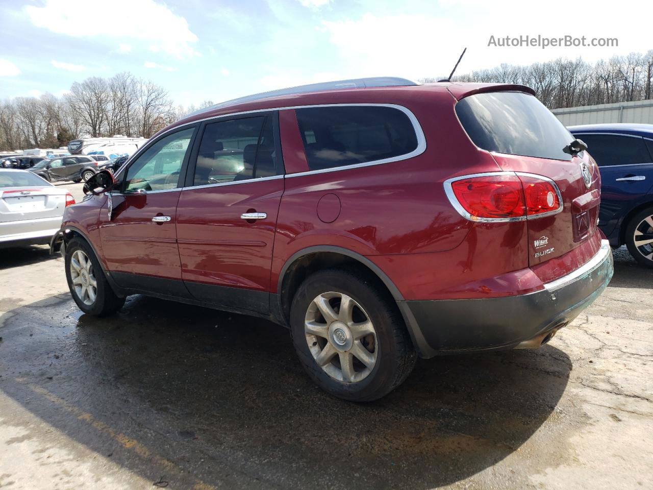 2010 Buick Enclave Cxl Maroon vin: 5GALVBED6AJ222528