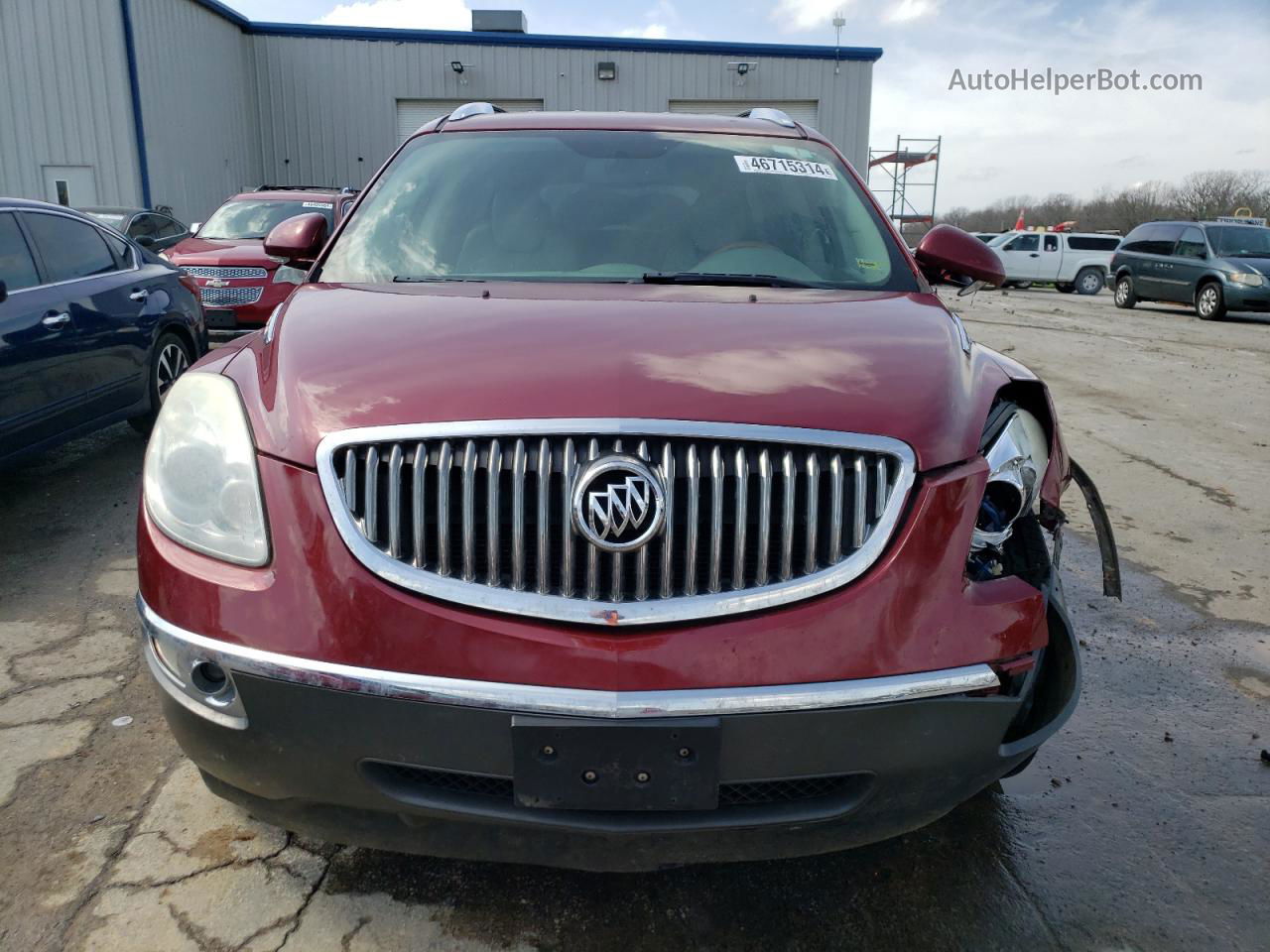 2010 Buick Enclave Cxl Maroon vin: 5GALVBED6AJ222528