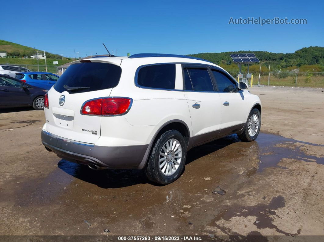 2010 Buick Enclave Cxl W/1xl White vin: 5GALVBED7AJ241508