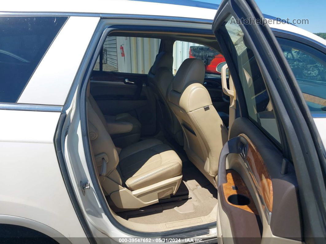 2010 Buick Enclave 1xl White vin: 5GALVBED8AJ101905