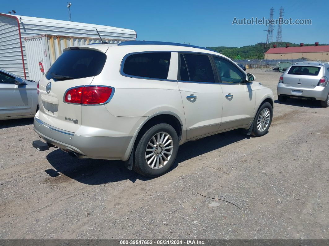 2010 Buick Enclave 1xl White vin: 5GALVBED8AJ101905