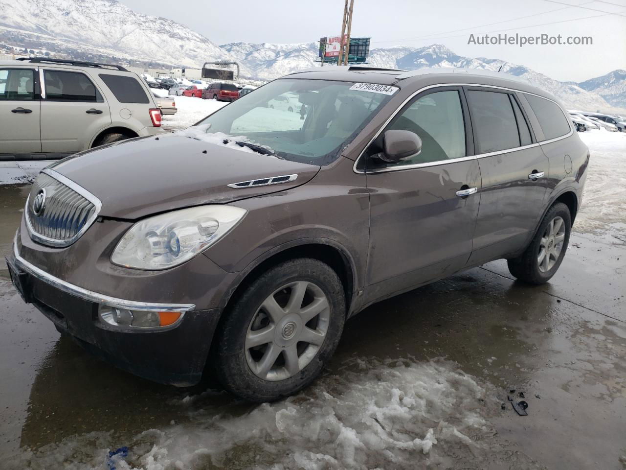 2010 Buick Enclave Cxl Brown vin: 5GALVCED2AJ104692