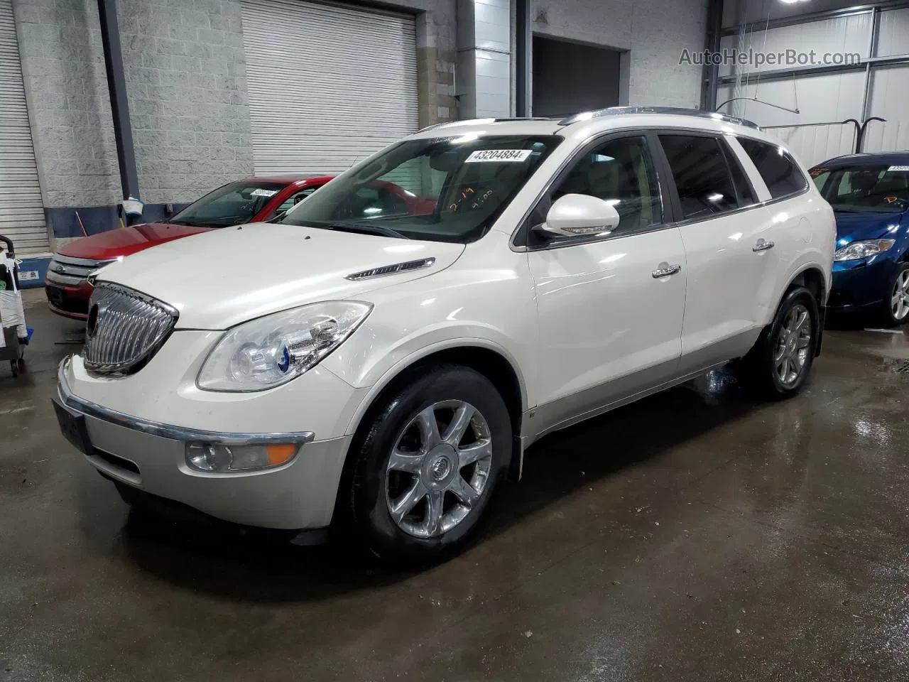 2010 Buick Enclave Cxl White vin: 5GALVCED3AJ108380