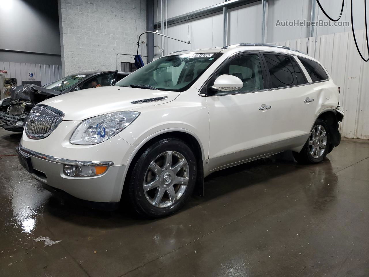 2010 Buick Enclave Cxl White vin: 5GALVCED3AJ193513