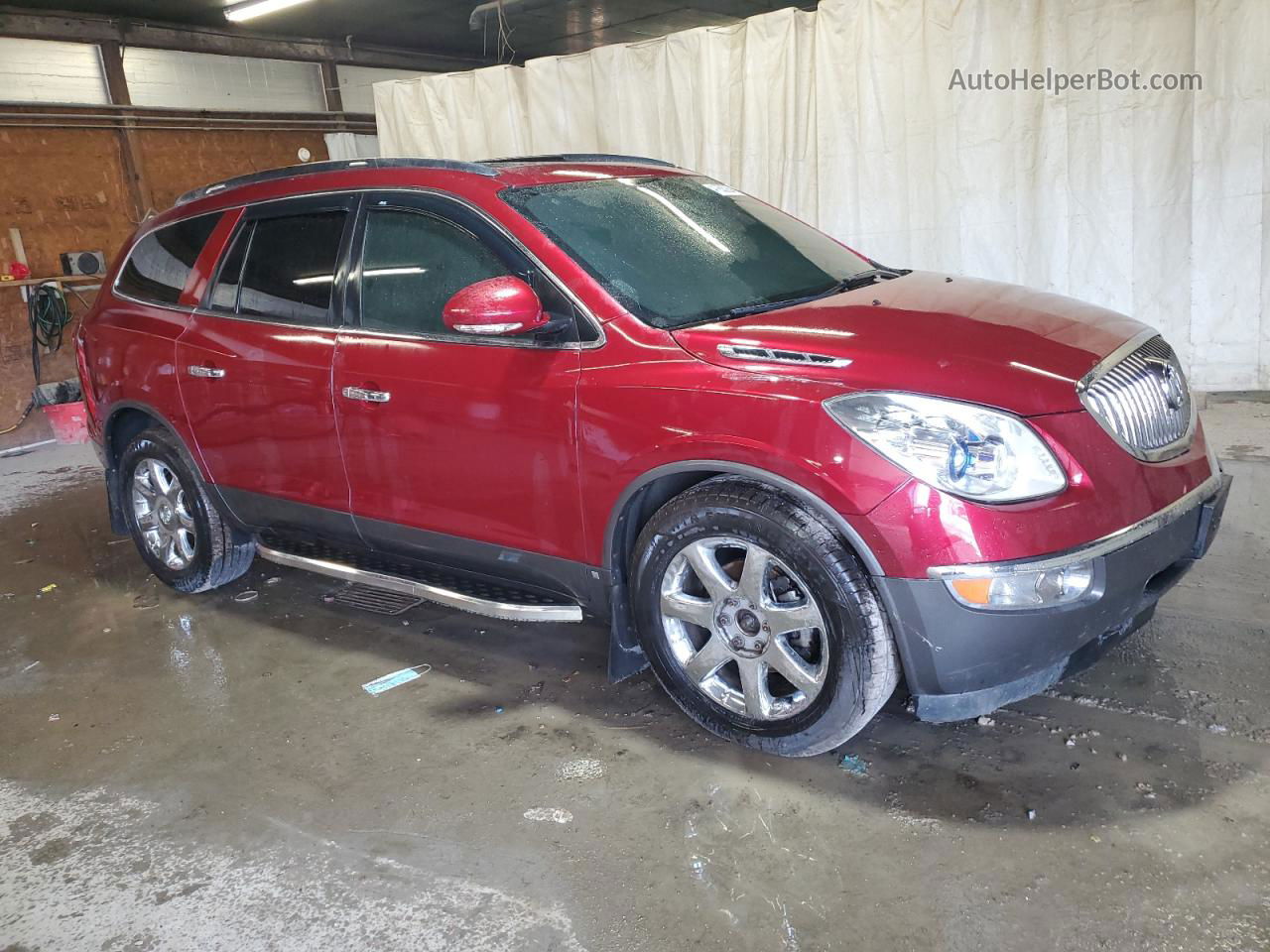 2010 Buick Enclave Cxl Burgundy vin: 5GALVCED7AJ147019