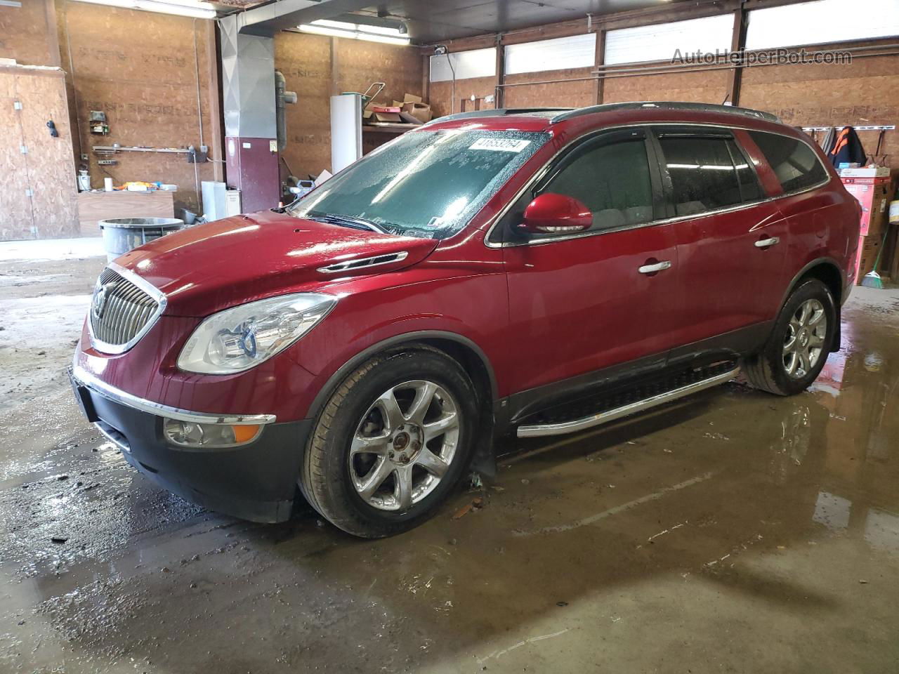 2010 Buick Enclave Cxl Burgundy vin: 5GALVCED7AJ147019