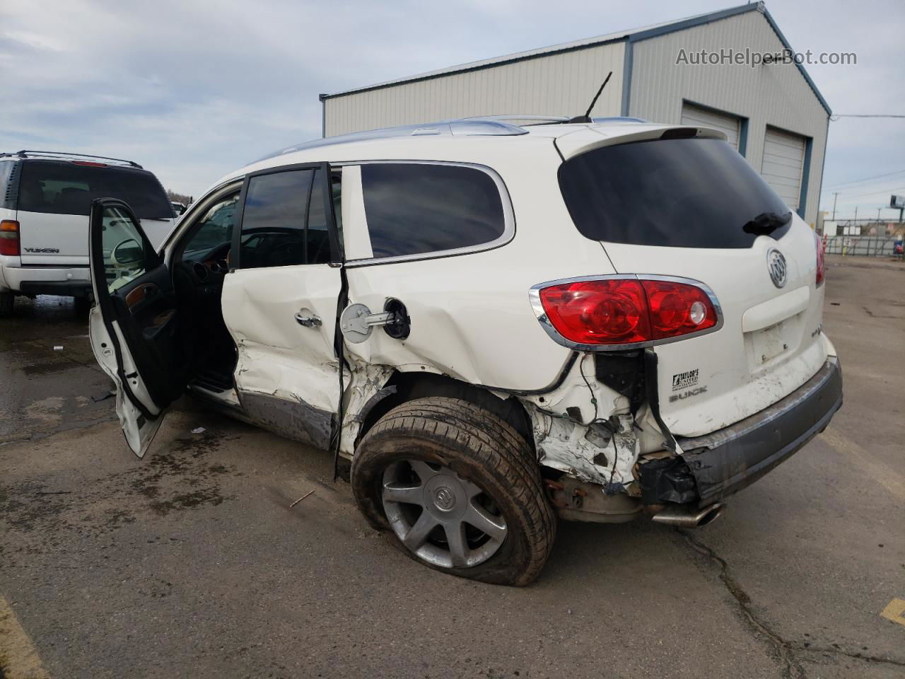 2010 Buick Enclave Cxl White vin: 5GALVCED9AJ136202