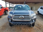 2017 Toyota Tacoma Double Cab Gray vin: 5TFCZ5AN6HX050608