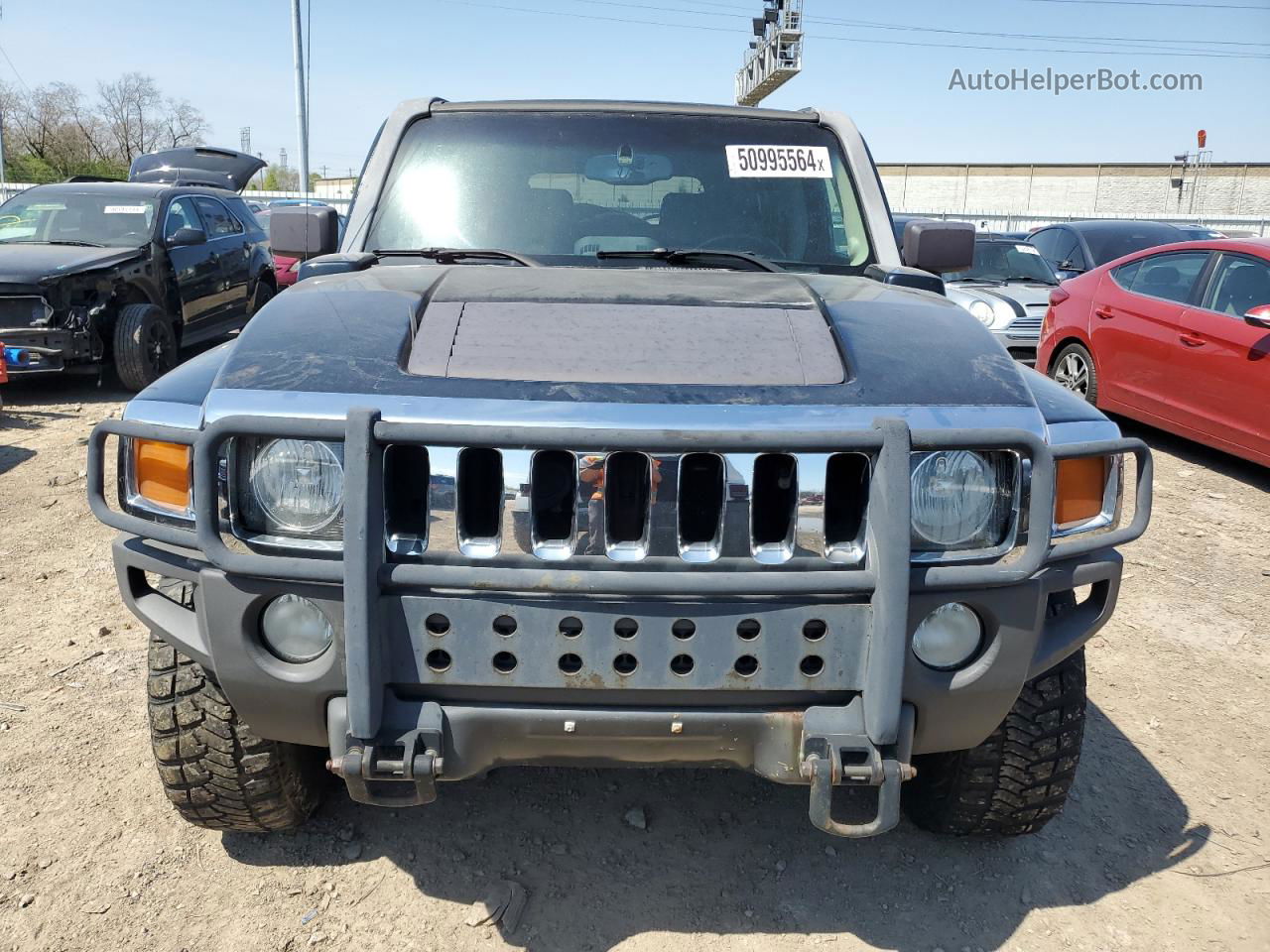 2006 Hummer H3  Black vin: 5GTDN136068100045