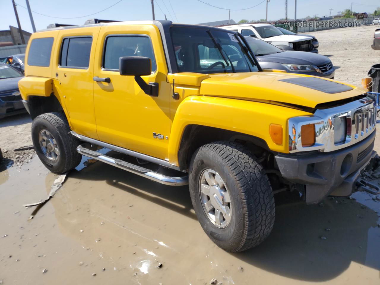 2006 Hummer H3  Желтый vin: 5GTDN136068113412