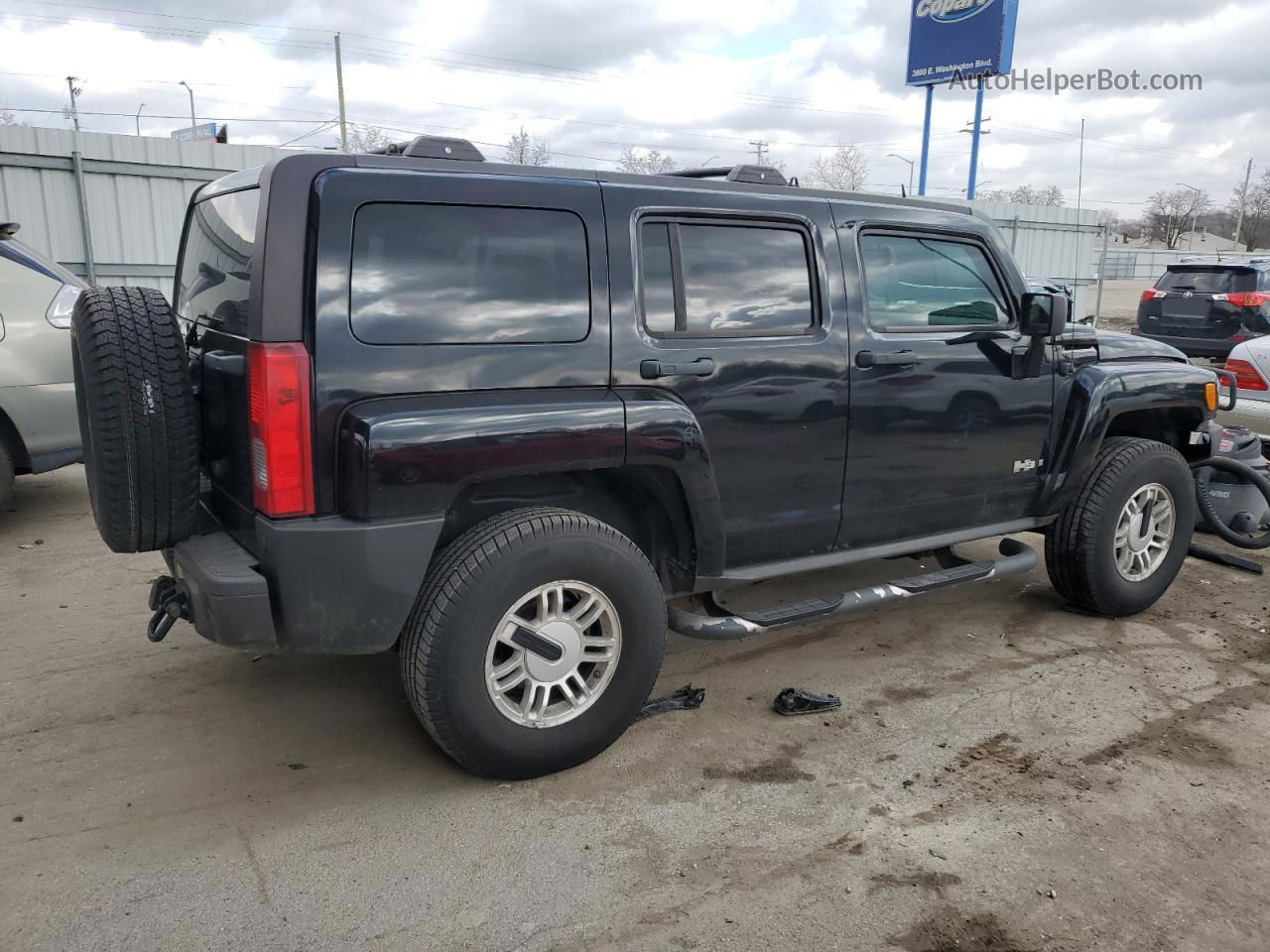 2006 Hummer H3  Black vin: 5GTDN136068138035