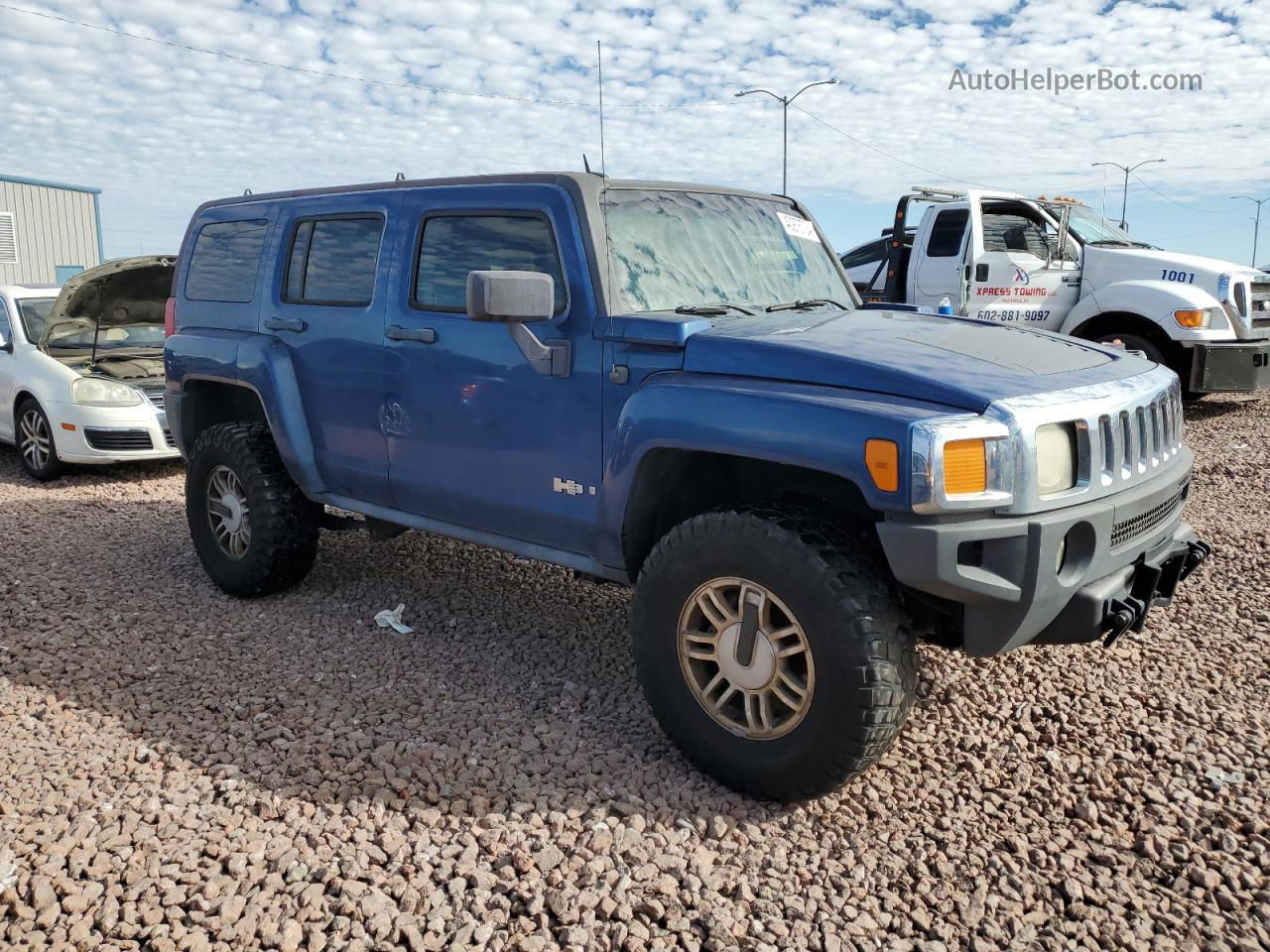 2006 Hummer H3  Blue vin: 5GTDN136068138293