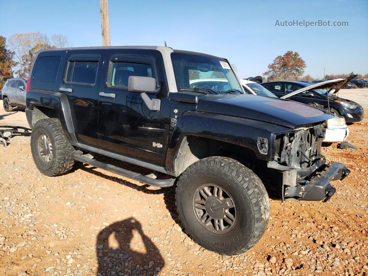 2006 Hummer H3  Black vin: 5GTDN136068314985