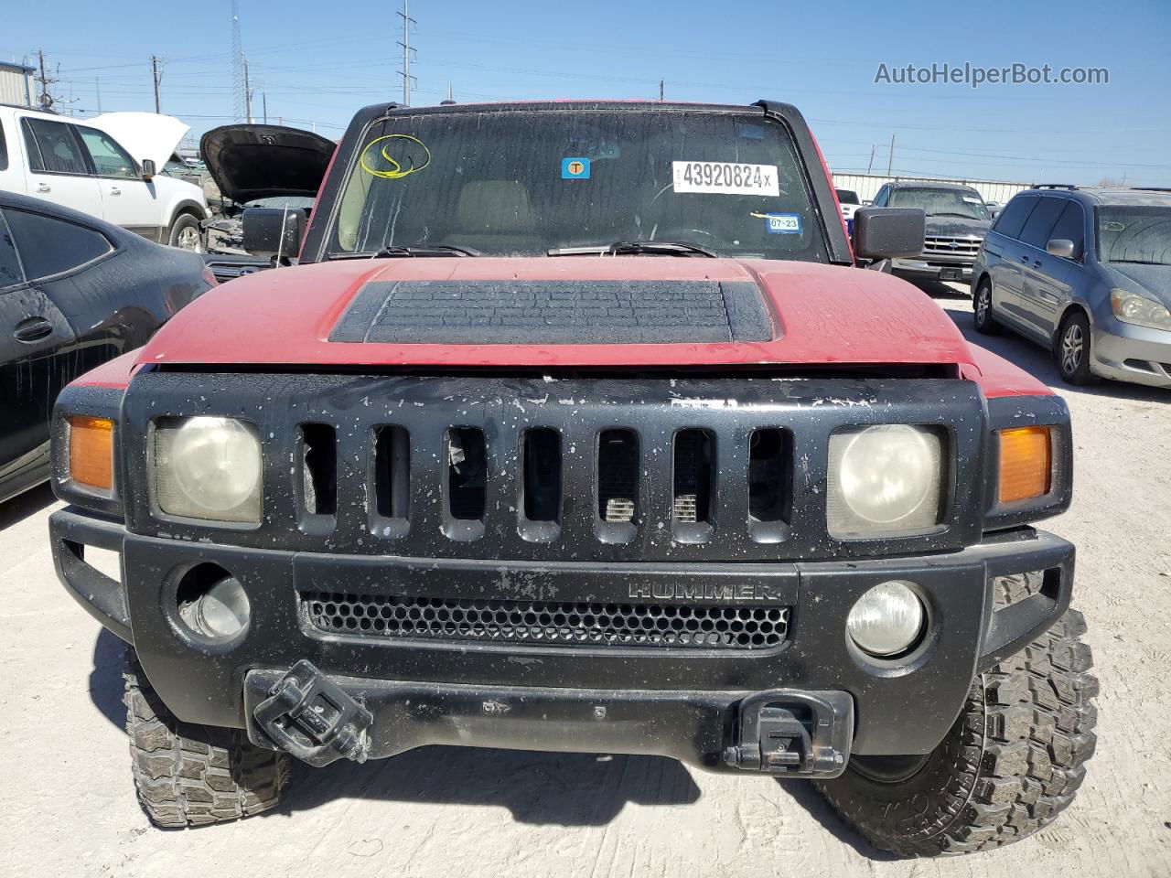 2006 Hummer H3  Red vin: 5GTDN136068317627