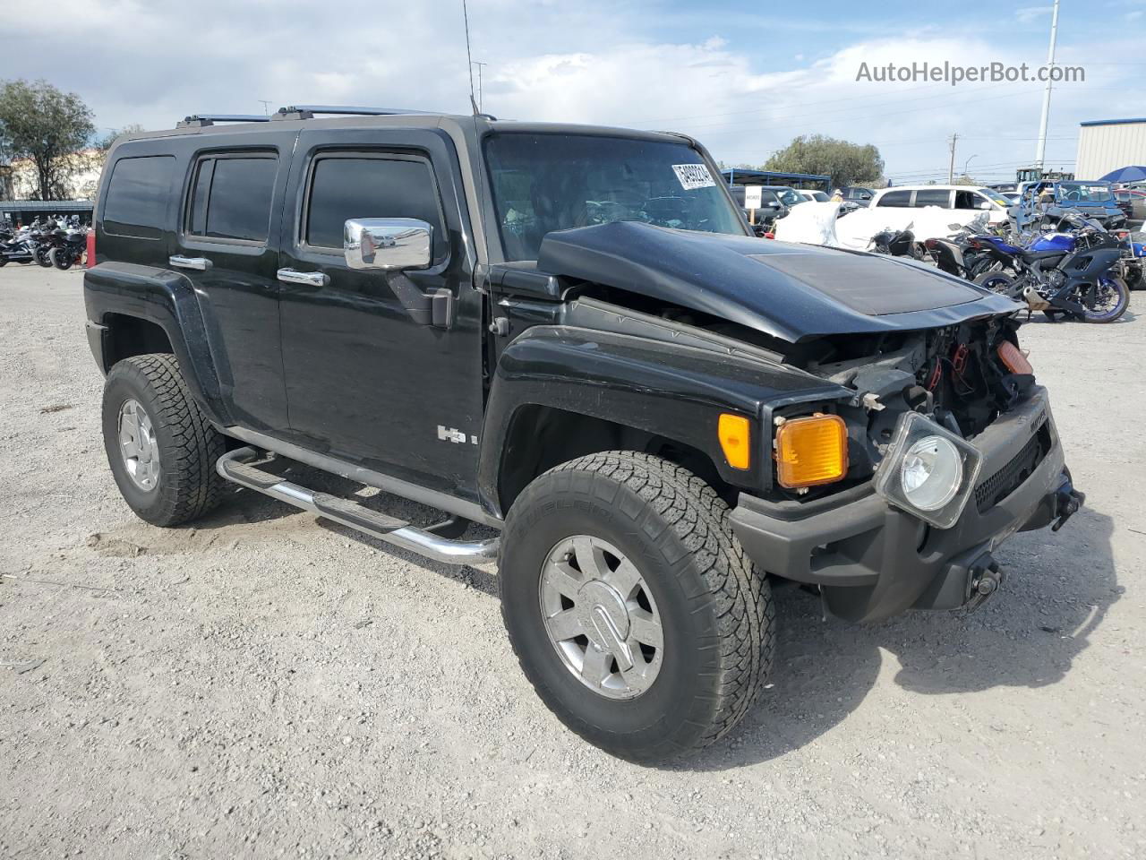 2006 Hummer H3  Black vin: 5GTDN136168118229