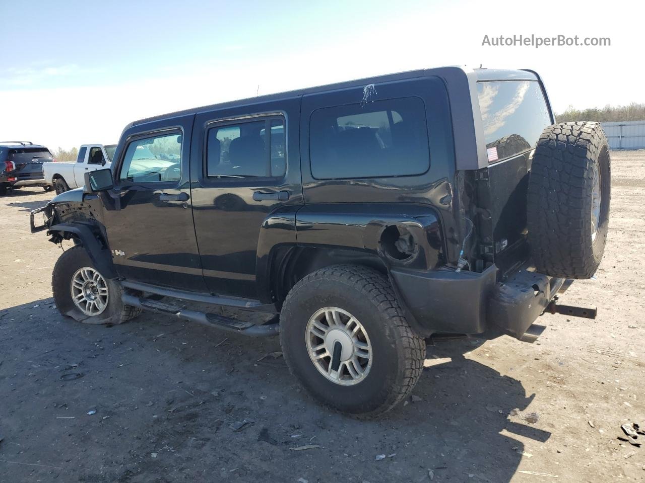 2006 Hummer H3  Черный vin: 5GTDN136168118361