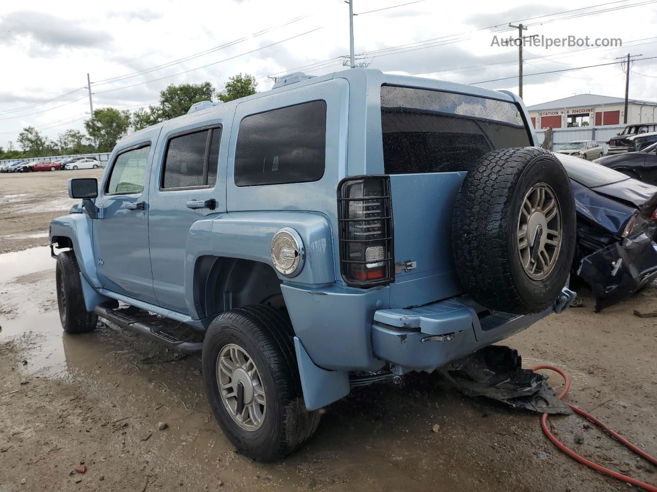 2006 Hummer H3  Синий vin: 5GTDN136168128047