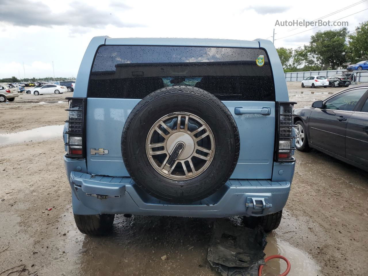 2006 Hummer H3  Blue vin: 5GTDN136168128047