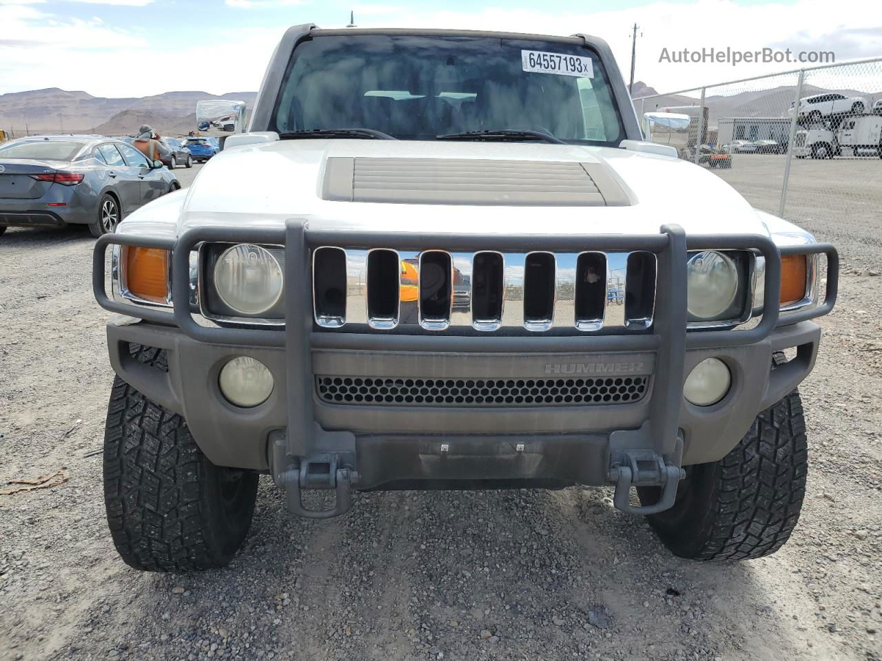 2006 Hummer H3  White vin: 5GTDN136168140859