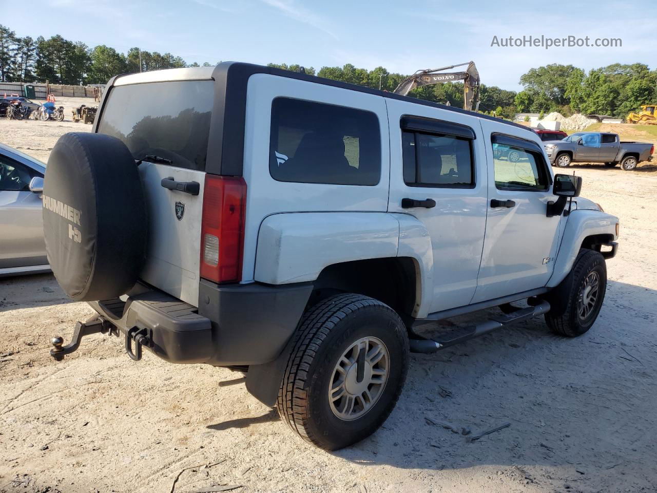 2006 Hummer H3  White vin: 5GTDN136168142403