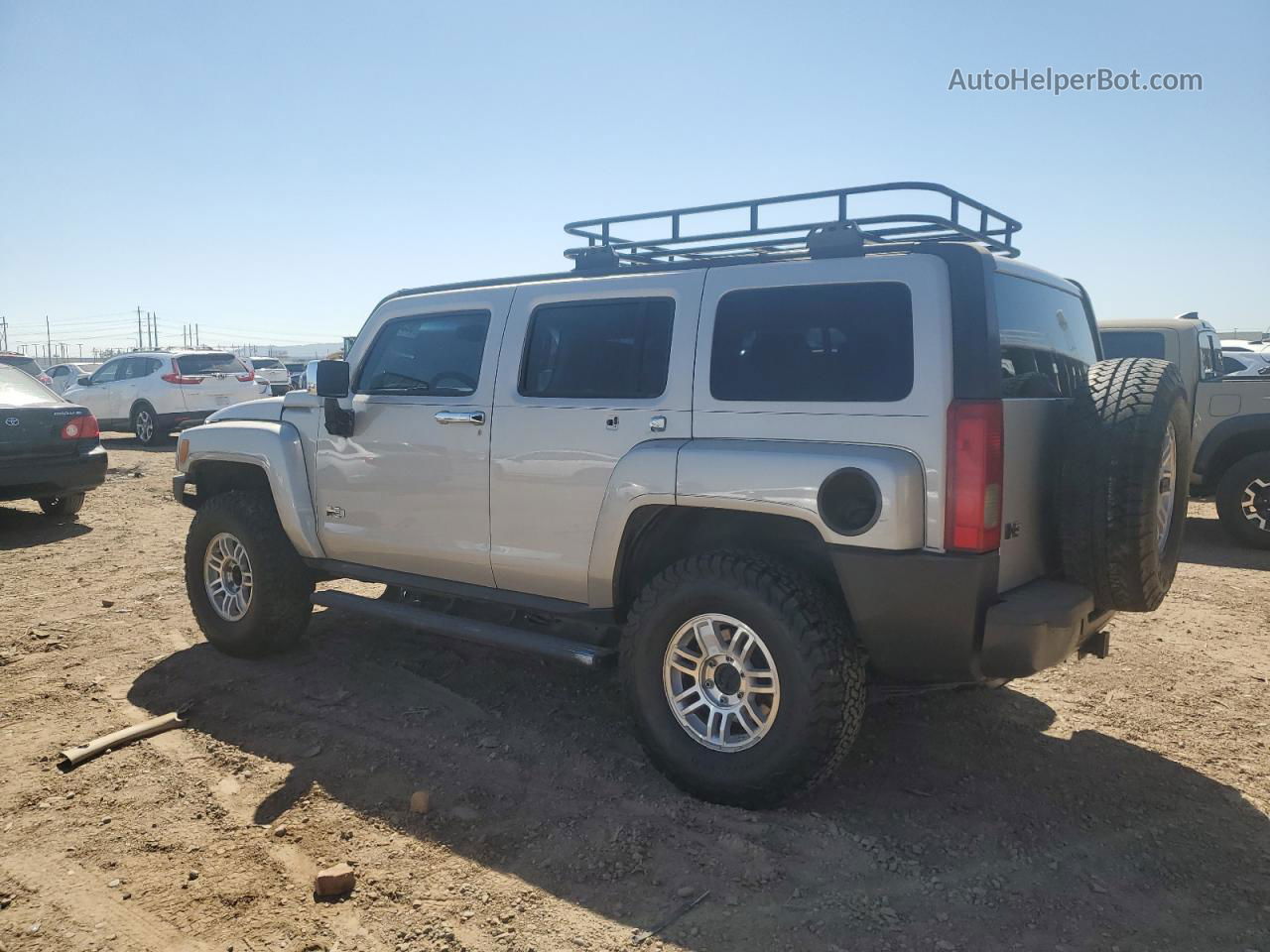 2006 Hummer H3  Gray vin: 5GTDN136168143633