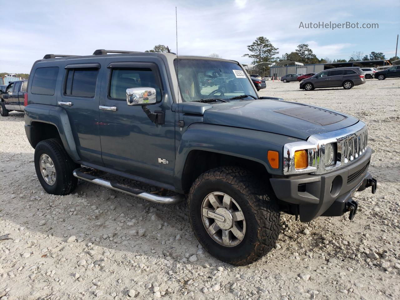 2006 Hummer H3  Gray vin: 5GTDN136168257728