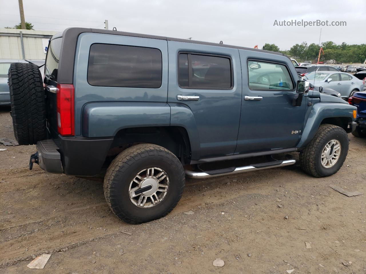 2006 Hummer H3  Бирюзовый vin: 5GTDN136268161879